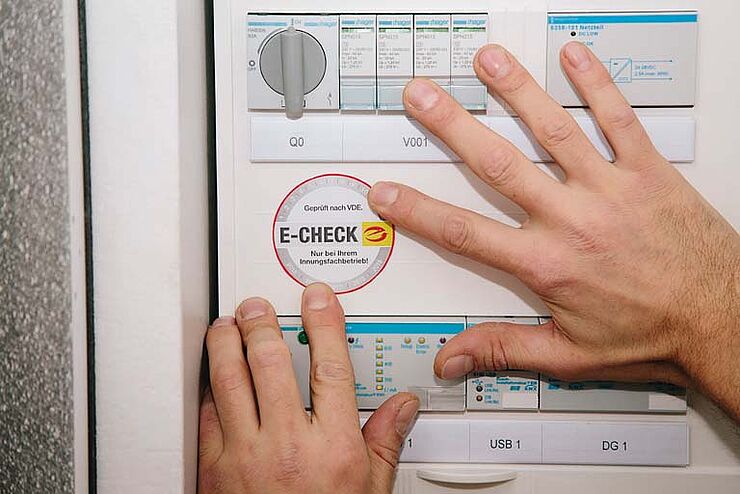E-CHECK Siegel: Prüfverfahren zur Sicherheit der Elektroinstallation